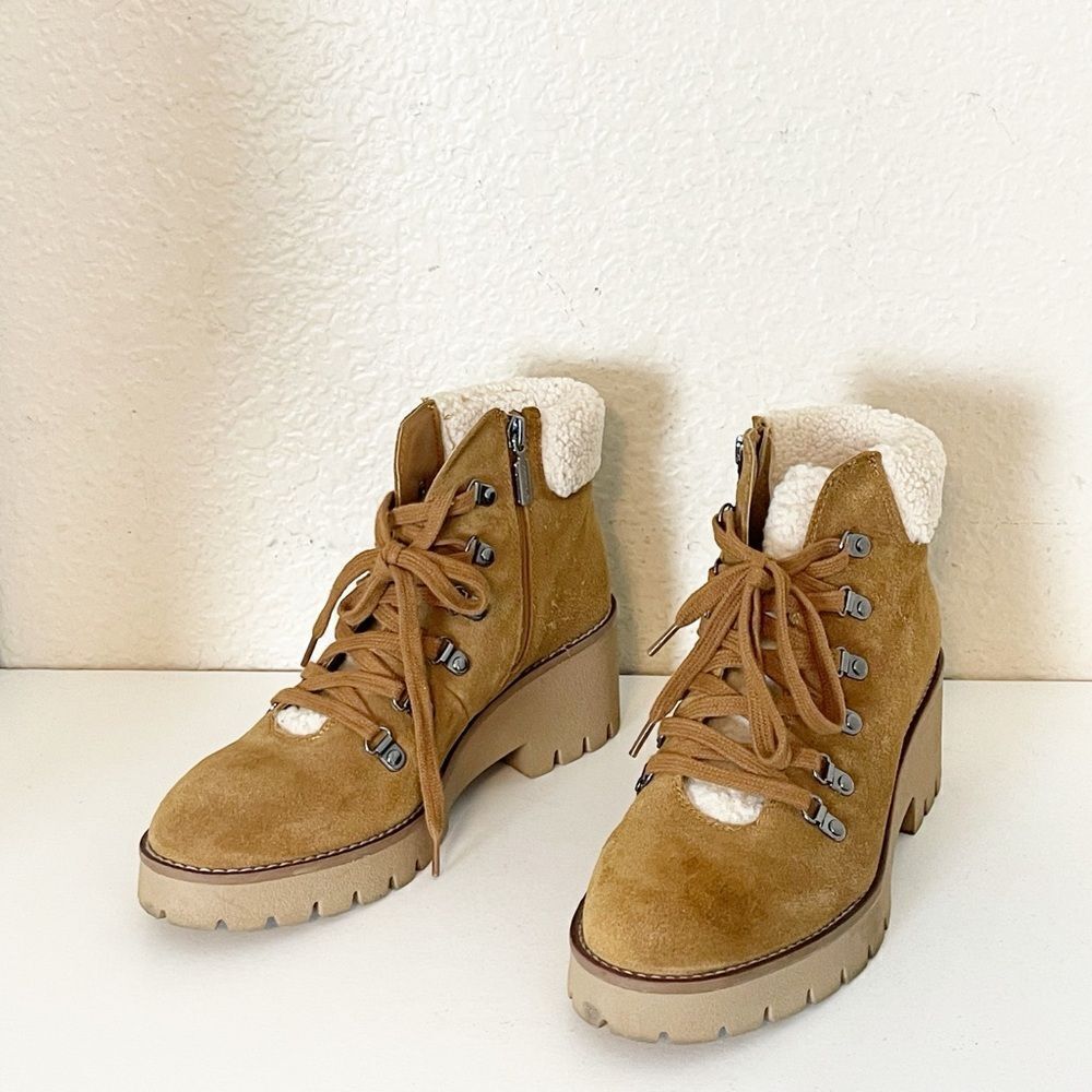 Blondo Devin Waterproof with Sherpa fur Camp Boots Gorpcore. 8 - Picture 5 of 17